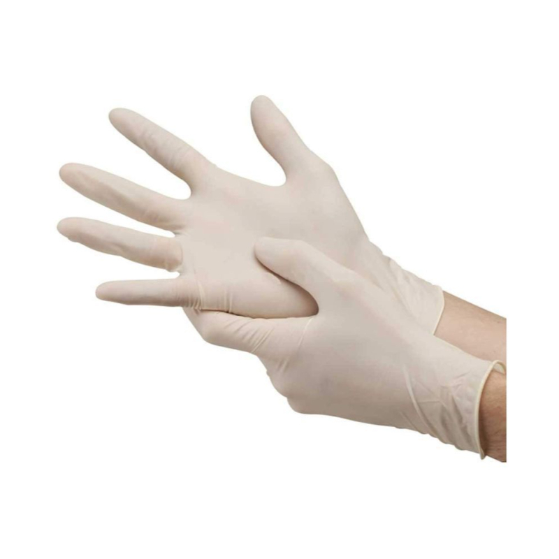 SOVEREIGN SOFT VINYL POWDER FREE DISPOSABLE GLOVE, S, Natural