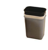 WASTE BIN Rectangular Grey