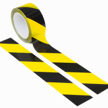 FLOOR MARKING TAPE - 50MM - YELLOW AND BLACK
