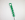 Hygiene Aluminium handle 1360mm - Green Grip & Thread