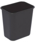 WASTE BIN Rectangular Black