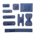 Blue Detectable Plaster, Assorted (pack of 100)