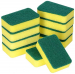 Abrasive Easigrip Sponge Scouring Pad Packs of 10 Yellow/Green (140x68x48mm)