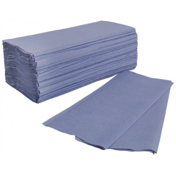 JANGRO 1PLY C-FOLD PAPER HAND TOWELS - BLUE JANGRO 1PLY C-FOLD PAPER HAND TOWELS - BLUE