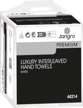 PREMIUM LUXURY INTERLEAVED HAND TOWELS 2PLY - WHITE PREMIUM LUXURY INTERLEAVED HAND TOWELS 2PLY - WHITE