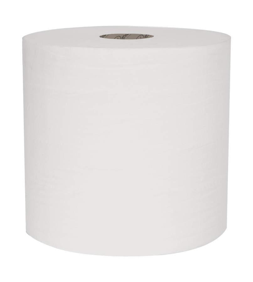 Northwood Systems RAPHAEL WHITE RECYCLED ROLL TOWEL 1PLY - 6 ROLLS ...