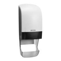 KATRIN SYSTEM TOILET DISPENSER with CORE CATCHER, White KATRIN SYSTEM TOILET DISPENSER with CORE CATCHER, White