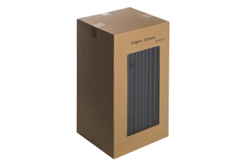 PAPER STRAWS - 20cm - BLACK (1x250) PAPER STRAWS - 20cm - BLACK (1x250)