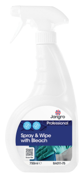 JANGRO SPRAY AND WIPE WITH BLEACH - 750ML JANGRO SPRAY AND WIPE WITH BLEACH - 750ML