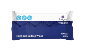 JANGRO DISINFECTANT HAND AND SURFACE WIPES - 1 x 80 WIPES JANGRO DISINFECTANT HAND AND SURFACE WIPES - 1 x 80 WIPES
