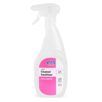 C1 SUPER CONCENTRATED LIQUID CLEANER SANITISER EMPTY REFILL BOTTLES 750ML - 6 PER PACK C1 SUPER CONCENTRATED LIQUID CLEANER SANITISER EMPTY REFILL BOTTLES 750ML - 6 PER PACK