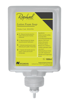 RAPHAEL LOTION FOAM SOAP - 6 X 1000ML RAPHAEL LOTION FOAM SOAP - 6 X 1000ML