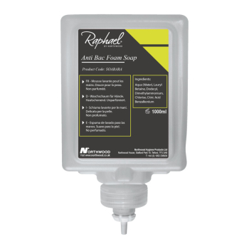 RAPHAEL ANTIC-BAC FOAM SOAP - 6 X 1000ML RAPHAEL ANTIC-BAC FOAM SOAP - 6 X 1000ML