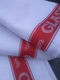 Linen Union Glass Cloth 50 x 76cm Pack of 10 - Red Linen Union Glass Cloth 50 x 76cm Pack of 10 - Red