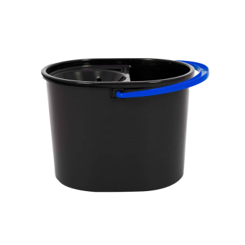 OVAL RECYCLED MOP BUCKET WITH BLUE HANDLE - 5L OVAL RECYCLED MOP BUCKET WITH BLUE HANDLE - 5L