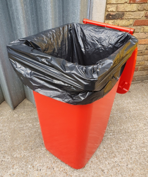 LIGHT DUTY BLACK WHEELIE BIN LINERS (30Inch X 45Inch X 54Inch) - BOX OF 100 LIGHT DUTY BLACK WHEELIE BIN LINERS (30Inch X 45Inch X 54Inch) - BOX OF 100