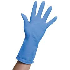 HOUSEHOLD GLOVES Blue Medium Singles HOUSEHOLD GLOVES Blue Medium Singles