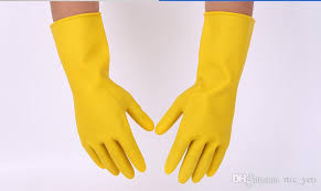 HOUSEHOLD GLOVES Yellow Medium Singles HOUSEHOLD GLOVES Yellow Medium Singles
