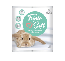JANGRO PREMIUM LUXURY TRIPLE SOFT 3PLY TOILET TISSUE - 160 SHEETS JANGRO PREMIUM LUXURY TRIPLE SOFT 3PLY TOILET TISSUE - 160 SHEETS