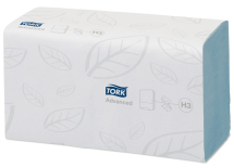 TORK ZIGZAG SINGLE FOLD 2 PLY HAND TOWEL - BLUE TORK ZIGZAG SINGLE FOLD 2 PLY HAND TOWEL - BLUE