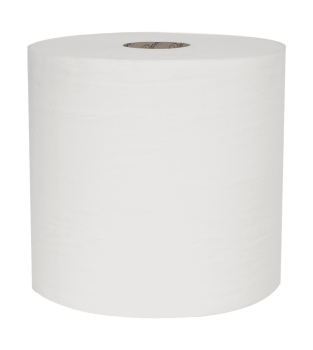 RAPHAEL WHITE EMBOSSED HAND TOWEL ROLL 1PLY - 6 ROLLS
