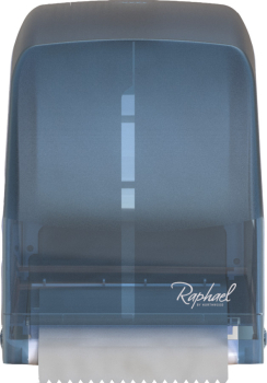 RAPHAEL MECHANICAL HANDS FREE ROLL TOWEL DISPENSER - BLUE