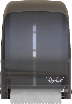RAPHAEL MECHANICAL HANDS FREE ROLL TOWEL DISPENSER - SMOKE