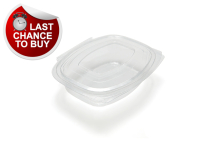 OVAL SALAD BOWL WITH HINGED LID - 6 X PACKS OF 50