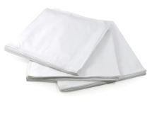 WHITE FLAT PAPER BAG (STRUNG) 6.8 X 6.8inch - PACKS OF 1000