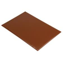 Colour coded chopping board Brown