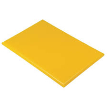 Colour coded chopping board Yellow
