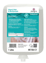 JANGRO HAND HAIR AND BODYWASH 1L CARTRIDGE - (6 x 1L CARTRIDGES)