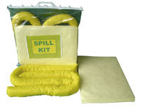 Jangro Spill Kit - Oil Use (10 x pads, 4 x socks, waste bag & latex gloves)