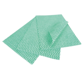 JANGRO LIGHTWEIGHT CLOTH WIPE - GREEN - PACK OF 50