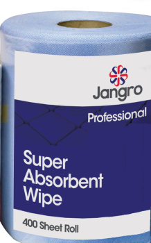 Jangro Super Absorbent Wipe 400 sht per roll (Equiv to KC Wypall) (Sheet 30x30cm)