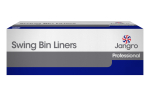 JANGRO WHITE HEAVY DUTY SWING BIN LINERS (13"x23"x30") - BOX OF 500