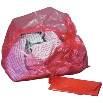 RED LAUNDRY BAGS WITH DISSOLVING STRIP - 18Inch x 28Inch x 38Inch