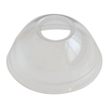 eGreen RPET Dome Lid with Straw Hole 93mm (Pack of 1000)
