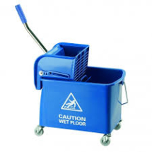 King Speedy Flat Mop Bucket/Wringer System Blue
