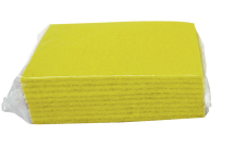 SCOURER PAD, Contract, large 6x9inch, 150x225mm,Yellow,10 pack