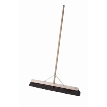 24inch BROOM Bassine medium hard with 5' handle and  stay