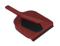Colour-coded Dust Pan & Brush set, Soft - Green
