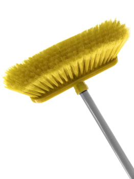 SWEEP BRUSH SOFT 11Inch YELLOW with Handle
