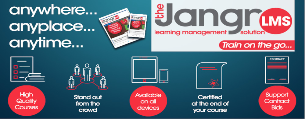 jangro learning management solution banner image advert