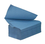 Jangro Contract V-Fold Paper Hand Towel 1ply - Blue