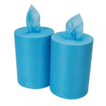 JANGRO LIGHTWEIGHT CLOTH ROLLS - BLUE - 2 X 350 SHEET ROLLS