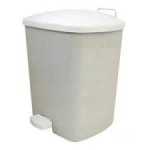 PEDAL BIN Granite 15lt (pale grey with fleck)