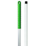 HYGIENE ALUMINIUM MOP HANDLE - 125CM - GREEN