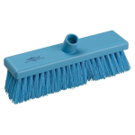 Hygiene Medium Flat Sweeping Broom Head 305mm - Blue