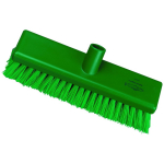 Hygiene Medium Flat Sweeping Broom Head - 305mm - Green